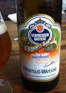 Heimat-Weisse van de Beierse Schneider Weisse brouwerij